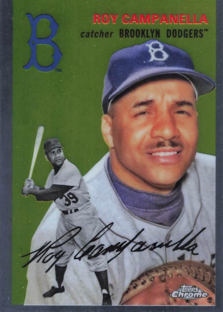 #494 Roy Campanella - Brooklyn Dodgers - 2023 Topps Chrome Platinum Anniversary Baseball