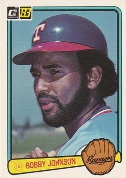 #494 Bobby Johnson - Texas Rangers - 1983 Donruss Baseball