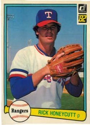 #494 Rick Honeycutt - Texas Rangers - 1982 Donruss Baseball