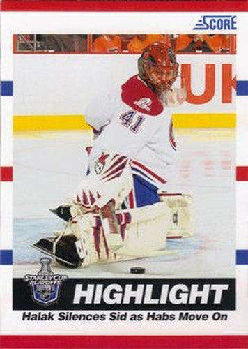 #494 Jaroslav Halak - Montreal Canadiens - 2010-11 Score Hockey