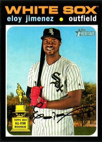 #494 Eloy Jimenez - Chicago White Sox - 2020 Topps Heritage Baseball