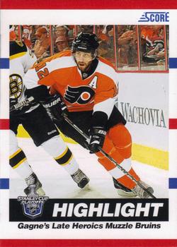 #495 Simon Gagne - Philadelphia Flyers - 2010-11 Score Hockey