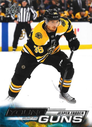 #496 Jesper Froden - Boston Bruins - 2022-23 Upper Deck Hockey