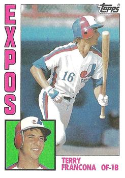#496 Terry Francona - Montreal Expos - 1984 Topps Baseball