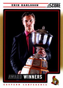 #496 Erik Karlsson - Ottawa Senators - 2012-13 Score - Gold Rush Hockey
