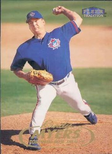 #496 Randy Myers - Toronto Blue Jays - 1998 Fleer Tradition Baseball
