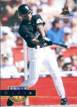 #496 Ellis Burks - Colorado Rockies - 1994 Pinnacle Baseball