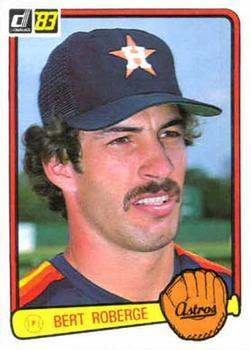 #496 Bert Roberge - Houston Astros - 1983 Donruss Baseball