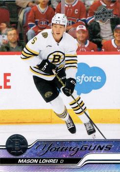 #497 Mason Lohrei - Boston Bruins -2023-24 Upper Deck Hockey