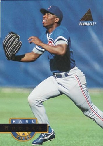 #497 Karl Rhodes - Chicago Cubs - 1994 Pinnacle Baseball