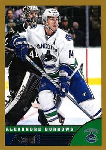 #497 Alexandre Burrows - Vancouver Canucks - 2013-14 Score - Gold Hockey
