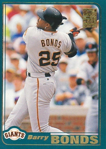 #497 Barry Bonds - San Francisco Giants - 2001 Topps Baseball