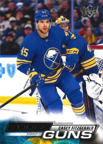#498 Casey Fitzgerald - Buffalo Sabres - 2022-23 Upper Deck Hockey