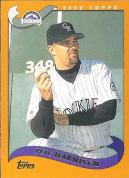 #498 Pete Harnisch - Colorado Rockies - 2002 Topps Baseball