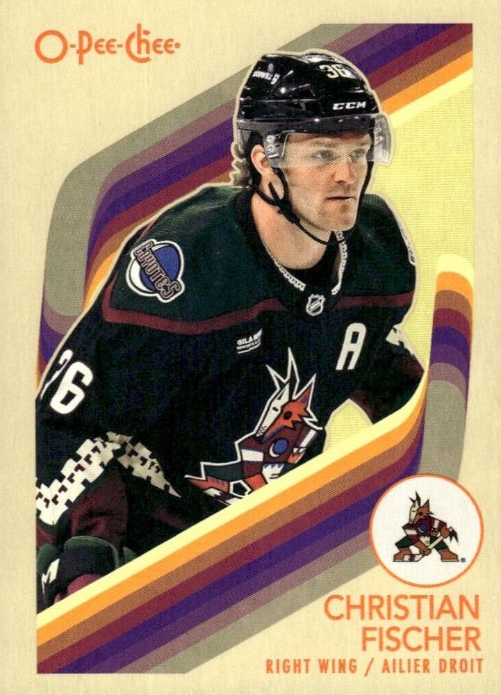 #498 Christian Fischer - Arizona Coyotes - 2023-24 O-Pee-Chee - Retro Hockey