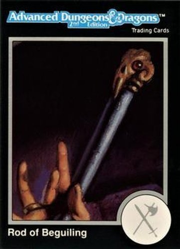 #498 Rod of Beguiling - 1991 TSR Advanced Dungeons & Dragons - Silver