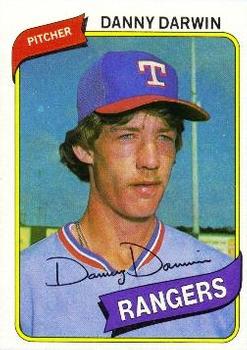 #498 Danny Darwin - Texas Rangers - 1980 Topps Baseball