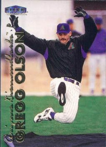 #498 Gregg Olson - Arizona Diamondbacks - 1999 Fleer Tradition Baseball