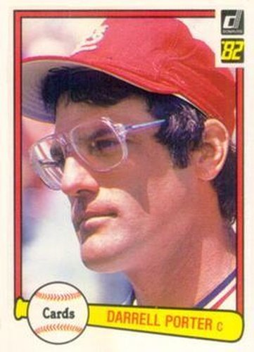 #498 Darrell Porter - St. Louis Cardinals - 1982 Donruss Baseball