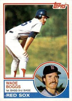 #498 Wade Boggs - Boston Red Sox - 1983 Topps Baseball