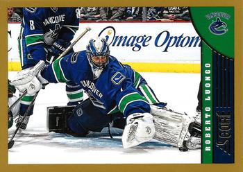 #498 Roberto Luongo - Vancouver Canucks - 2013-14 Score - Gold Hockey