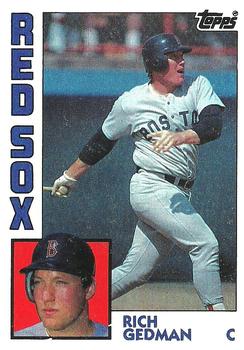 #498 Rich Gedman - Boston Red Sox - 1984 Topps Baseball