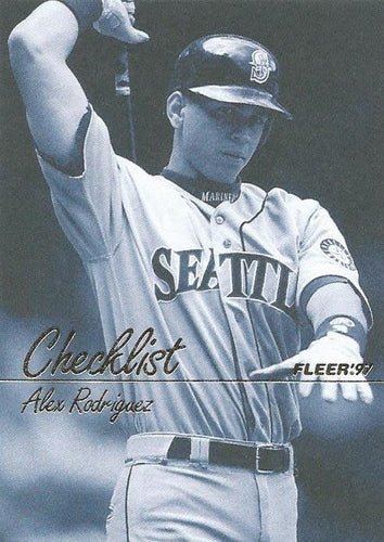 #499 Alex Rodriguez - Seattle Mariners - 1997 Fleer Baseball