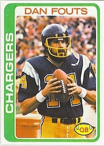 #499 Dan Fouts - San Diego Chargers - 1978 Topps Football