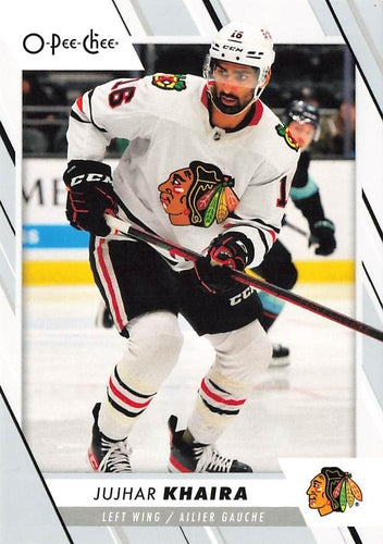 #499 Jujhar Khaira - Chicago Blackhawks - 2023-24 O-Pee-Chee Hockey