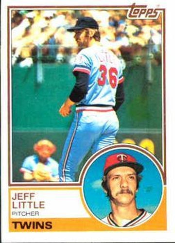 #499 Jeff Little - Minnesota Twins - 1983 Topps Baseball