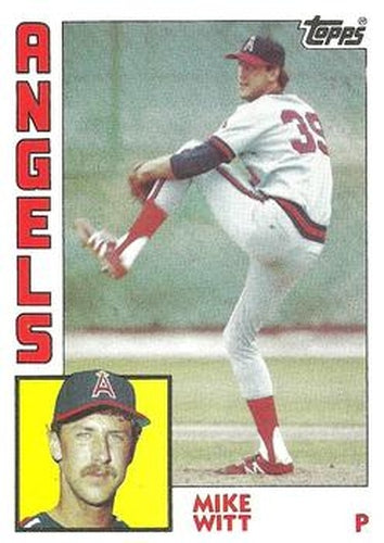 #499 Mike Witt - California Angels - 1984 Topps Baseball