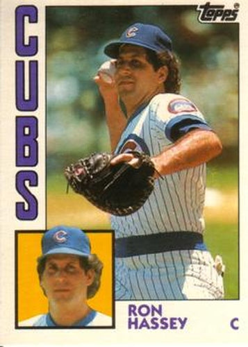 #49T Ron Hassey - Chicago Cubs - 1984 Topps Traded Baseball