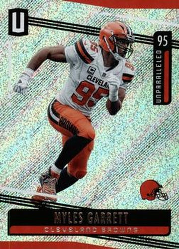 #49 Myles Garrett - Cleveland Browns - 2019 Panini Unparalleled Football