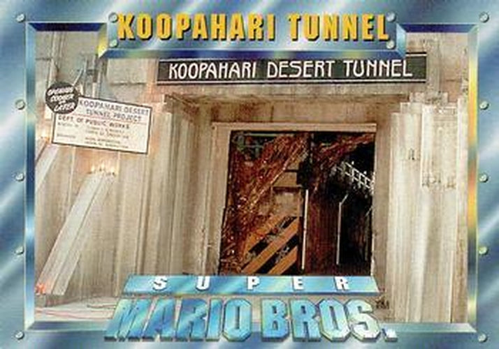 #49 Koopahari Tunnel - 1993 SkyBox Super Mario Bros.