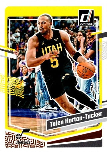 #49 Talen Horton-Tucker - Utah Jazz - 2023-24 Donruss Basketball