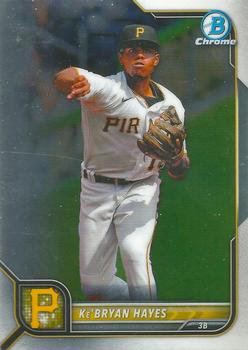 #49 Ke'Bryan Hayes - Pittsburgh Pirates - 2022 Bowman Chrome Baseball