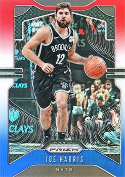 #49 Joe Harris - Brooklyn Nets - 2019-20 Panini Prizm - Prizms Red White and Blue Basketball
