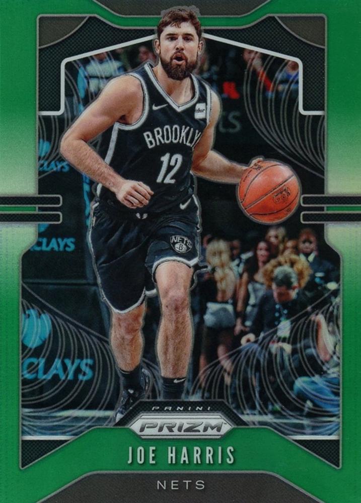 #49 Joe Harris - Brooklyn Nets - 2019-20 Panini Prizm - Prizms Green Basketball