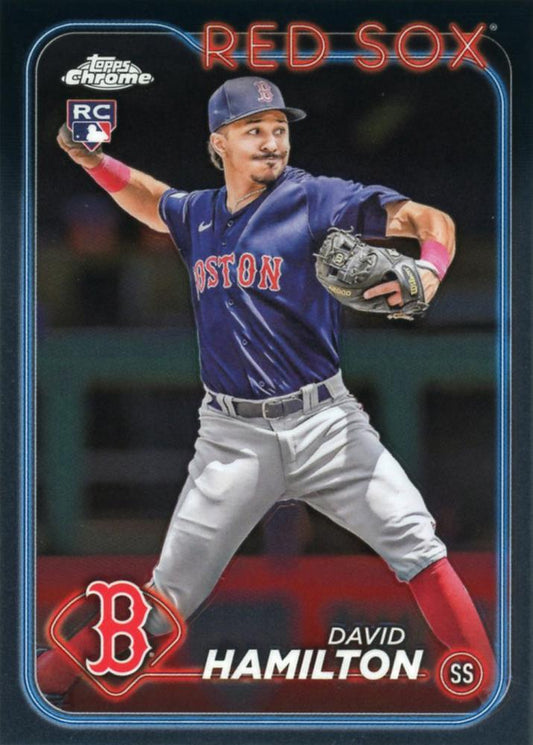 #49 David Hamilton - Boston Red Sox - 2024 Topps Chrome Baseball