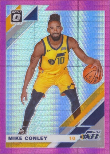 #49 Mike Conley - Utah Jazz - 2019-20 Donruss Optic - Hyper Pink Basketball