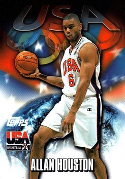 #49 Allan Houston - USA - 2000 Topps Team USA Basketball