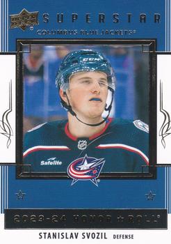 #HR49 Stanislav Svozil - Columbus Blue Jackets - 2023-24 Upper Deck - Honor Roll Hockey