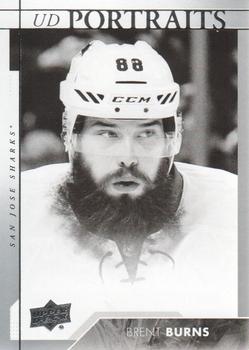#P-49 Brent Burns - San Jose Sharks - 2017-18 Upper Deck - UD Portraits Hockey