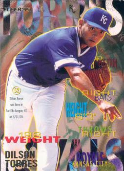 #U-49 Dilson Torres - Kansas City Royals - 1995 Fleer Update Baseball