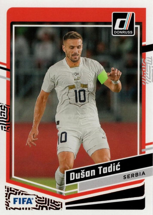 #49 Dusan Tadic - Serbia - 2023-24 Donruss Soccer