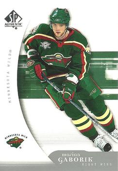 #49 Marian Gaborik - Minnesota Wild - 2005-06 SP Authentic Hockey