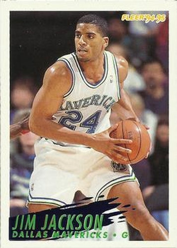 #49 Jim Jackson - Dallas Mavericks - 1994-95 Fleer Basketball