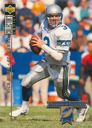 #49 Rick Mirer - Seattle Seahawks - 1994 Collector's Choice Football