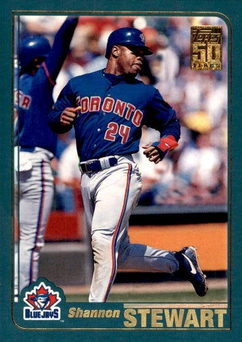 #49 Shannon Stewart - Toronto Blue Jays - 2001 Topps Baseball