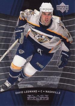 #49 David Legwand - Nashville Predators - 1999-00 Upper Deck Black Diamond Hockey